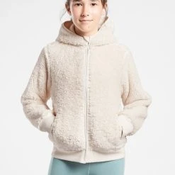 Athleta So Snug Sherpa Fleece Jacket - Girls'
