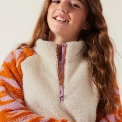 Athleta So Snug Sherpa Half-Zip Pullover - Girls' -Darn Tough Sales 0fd8d686 1415 455c bafe 01017f99b3d3