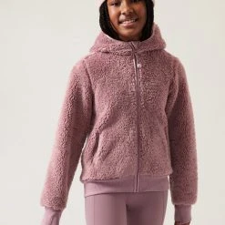 Athleta So Snug Sherpa Fleece Jacket - Girls' -Darn Tough Sales 1d6a361c fbf4 42eb b9e6 40623e379443
