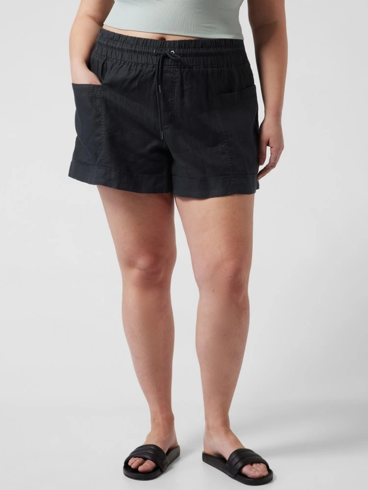 Athleta Cabo Linen 4" Shorts - Women's 1 Athleta Cabo Linen 4" Shorts - Women's