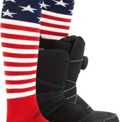 Darn Tough Captain Stripes Over-the-Calf Lightweight Ski and Snowboard Socks - Kids' -Darn Tough Sales 272ff63d 63ee 487b 9755 5d84a751d64d