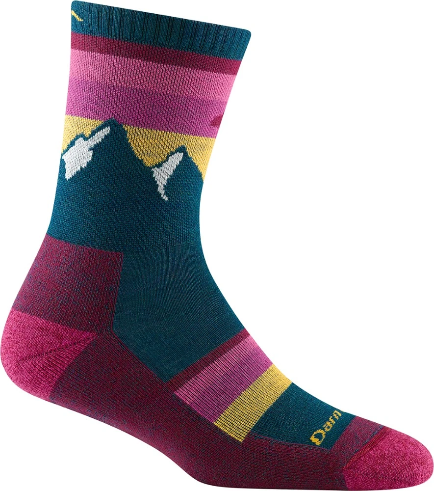 Darn Tough Sunset Ledge Micro Crew Lightweight Hiking Socks - Women's 2 Darn Tough Sunset Ledge Micro Crew Lightweight Hiking Socks - Women's - Image 2