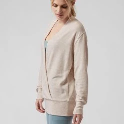 Athleta Purana V-Neck Wrap Sweatshirt - Women's -Darn Tough Sales 49833c30 4f74 499f 8d7c d8b0d5bf72ad