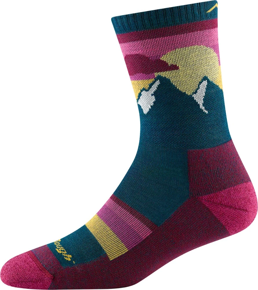 Darn Tough Sunset Ledge Micro Crew Lightweight Hiking Socks - Women's 3 Darn Tough Sunset Ledge Micro Crew Lightweight Hiking Socks - Women's - Image 3