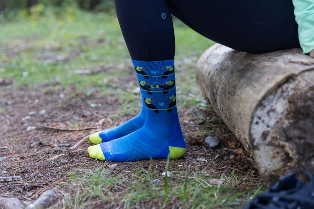 Darn Tough Toco Loco Micro Crew Ultralight Cushion Socks - Women's 4 Darn Tough Toco Loco Micro Crew Ultralight Cushion Socks - Women's - Image 4
