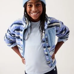 Athleta So Toasty Tugga Sherpa Fleece Jacket - Girls' -Darn Tough Sales f0d8d271 beb3 4638 ac6c c9ddf3891cb4