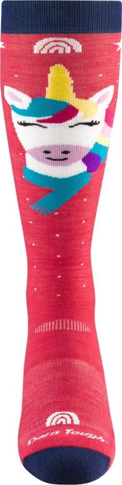 Darn Tough Magic Mountain Over-The-Calf Midweight Ski and Snowboard Socks - Kids' 2 Darn Tough Magic Mountain Over-The-Calf Midweight Ski and Snowboard Socks - Kids' - Image 2